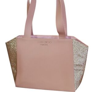 Jimmy Choo Blush and Glitter Large Tote - New in Package